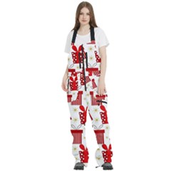 Women s Front Zip Ski And Snowboard Bib Pants 