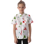 Christmas Texture, Pattern, Red, Craciun, Christmas, Snowflake, Kids  Short Sleeve Shirt