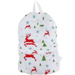 Christmas Texture, Pattern, Red, Craciun, Christmas, Snowflake, Foldable Lightweight Backpack