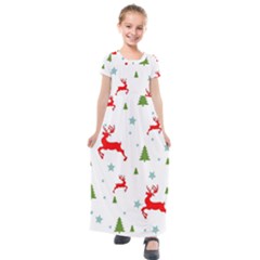 Kids  Short Sleeve Maxi Dress 