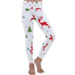 Christmas Texture, Pattern, Red, Craciun, Christmas, Snowflake, Kids  Lightweight Velour Classic Yoga Leggings