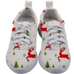 Christmas Texture, Pattern, Red, Craciun, Christmas, Snowflake, Kids Athletic Shoes