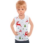 Christmas Texture, Pattern, Red, Craciun, Christmas, Snowflake, Kids  Sport Tank Top