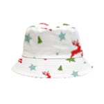 Christmas Texture, Pattern, Red, Craciun, Christmas, Snowflake, Bucket Hat