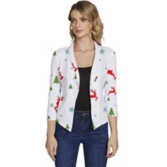 Women s Casual 3/4 Sleeve Spring Jacket 