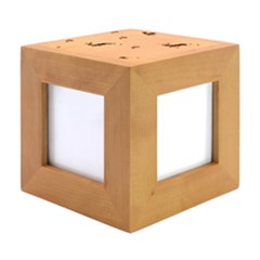 Wood Photo Frame Cube 