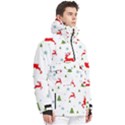 Men s Pullover Zip Ski and Snowboard Waterproof Breathable Jacket 