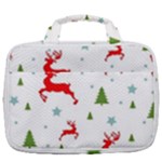 Christmas Texture, Pattern, Red, Craciun, Christmas, Snowflake, Travel Toiletry Bag With Hanging Hook