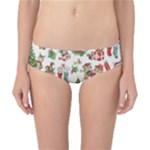 Christmas Texture, Pattern, Red, Tree, Craciun, Green, Christmas Classic Bikini Bottoms