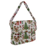 Christmas Texture, Pattern, Red, Tree, Craciun, Green, Christmas Buckle Messenger Bag