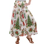 Christmas Texture, Pattern, Red, Tree, Craciun, Green, Christmas Women s Satin Palazzo Pants