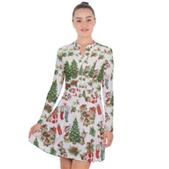 Long Sleeve Panel Dress 