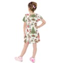 Kids  Short Sleeve Velvet Dress 