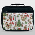 Christmas Texture, Pattern, Red, Tree, Craciun, Green, Christmas Lunch Bag