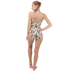 High Neck One Piece Swimsuit 