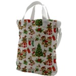 Christmas Texture, Pattern, Red, Tree, Craciun, Green, Christmas Canvas Messenger Bag