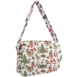 Christmas Texture, Pattern, Red, Tree, Craciun, Green, Christmas Courier Bag