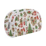 Christmas Texture, Pattern, Red, Tree, Craciun, Green, Christmas Make Up Case (Small)