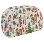 Christmas Texture, Pattern, Red, Tree, Craciun, Green, Christmas Make Up Case (Medium)