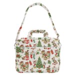 Christmas Texture, Pattern, Red, Tree, Craciun, Green, Christmas MacBook Pro 13  Shoulder Laptop Bag 