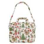 Christmas Texture, Pattern, Red, Tree, Craciun, Green, Christmas MacBook Pro 15  Shoulder Laptop Bag