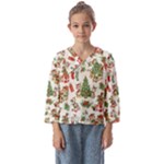 Christmas Texture, Pattern, Red, Tree, Craciun, Green, Christmas Kids  Sailor Shirt