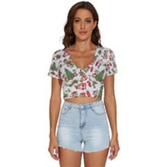 V-Neck Crop Top 