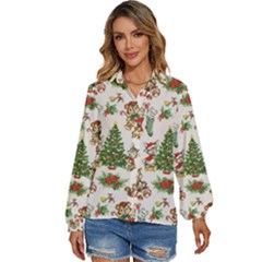 Women s Long Sleeve Button Up Shirt 