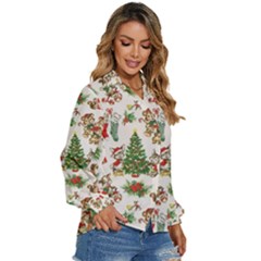 Women s Long Sleeve Button Up Shirt 