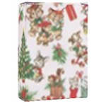 Christmas Texture, Pattern, Red, Tree, Craciun, Green, Christmas Playing Cards Single Design (Rectangle) with Custom Box