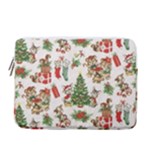 Christmas Texture, Pattern, Red, Tree, Craciun, Green, Christmas 13  Vertical Laptop Sleeve Case With Pocket