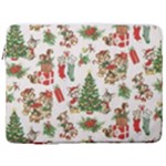 Christmas Texture, Pattern, Red, Tree, Craciun, Green, Christmas 17  Vertical Laptop Sleeve Case With Pocket