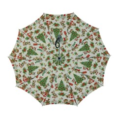 Christmas Texture, Pattern, Red, Tree, Craciun, Green, Christmas Automatic Folding Umbrella with Case (Large) from ArtsNow.com