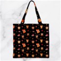 Zipper Grocery Tote Bag 