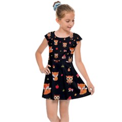 Kids  Cap Sleeve Dress 