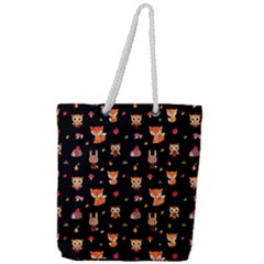 Full Print Rope Handle Tote (Large) 