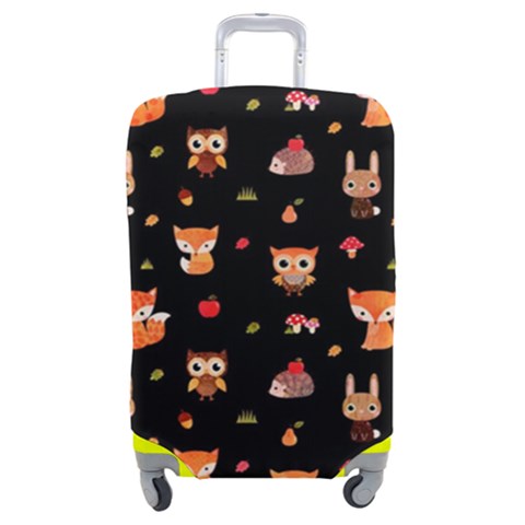 Cool Woodland Animal, Koteto, Scandinavian, Acorn Luggage Cover (Medium) from ArtsNow.com