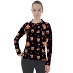 Cool Woodland Animal, Koteto, Scandinavian, Acorn Women s Pique Long Sleeve T-Shirt