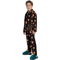 Kids  Long Sleeve Velvet Pajamas Set 