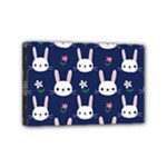 Cute Bunny Pattern, Easter, Koteto Mini Canvas 6  x 4  (Stretched)