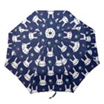 Cute Bunny Pattern, Easter, Koteto Folding Umbrellas