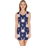 Cute Bunny Pattern, Easter, Koteto Bodycon Dress