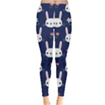 Cute Bunny Pattern, Easter, Koteto Everyday Leggings 