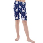 Cute Bunny Pattern, Easter, Koteto Kids  Mid Length Swim Shorts