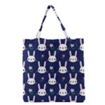 Cute Bunny Pattern, Easter, Koteto Grocery Tote Bag