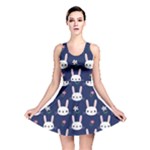 Cute Bunny Pattern, Easter, Koteto Reversible Skater Dress