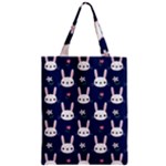 Cute Bunny Pattern, Easter, Koteto Zipper Classic Tote Bag