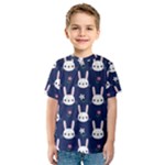 Cute Bunny Pattern, Easter, Koteto Kids  Sport Mesh T-Shirt