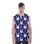 Cute Bunny Pattern, Easter, Koteto Men s Basketball Tank Top