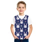 Cute Bunny Pattern, Easter, Koteto Kids  Basketball Tank Top